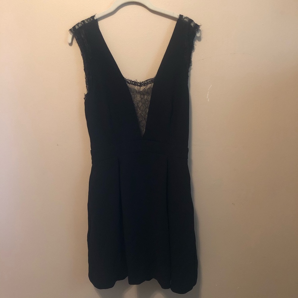 BCBG Little Black Dress with Lace